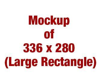336x280 large rectangle banner ad size mockup for expat advertising placements